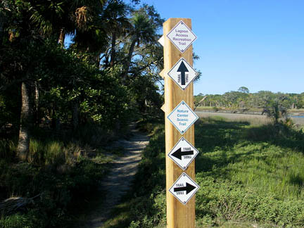 new trail signs