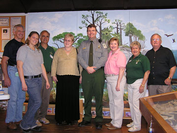 visitors at nature center