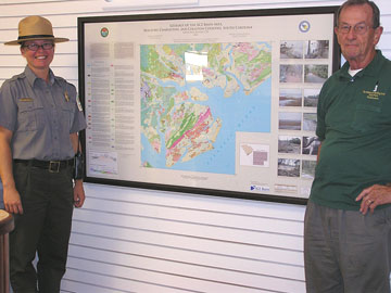 new map at nature center